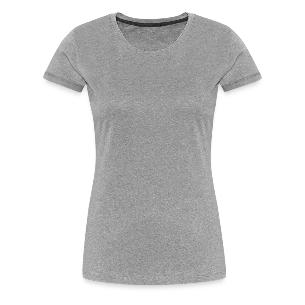 Frauen Premium T-Shirt - Grau meliert