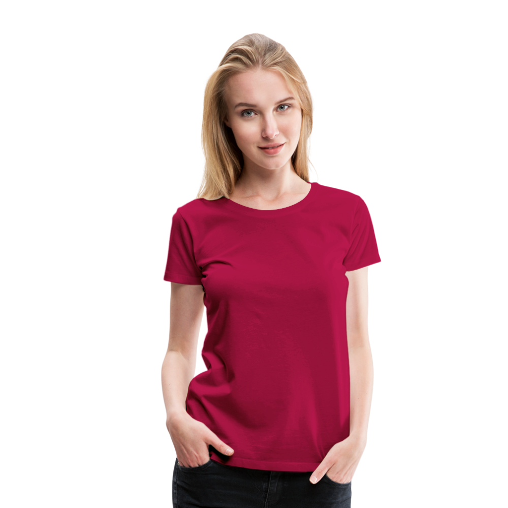 Frauen Premium T-Shirt - dunkles Pink