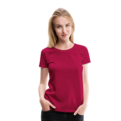 Frauen Premium T-Shirt - dunkles Pink