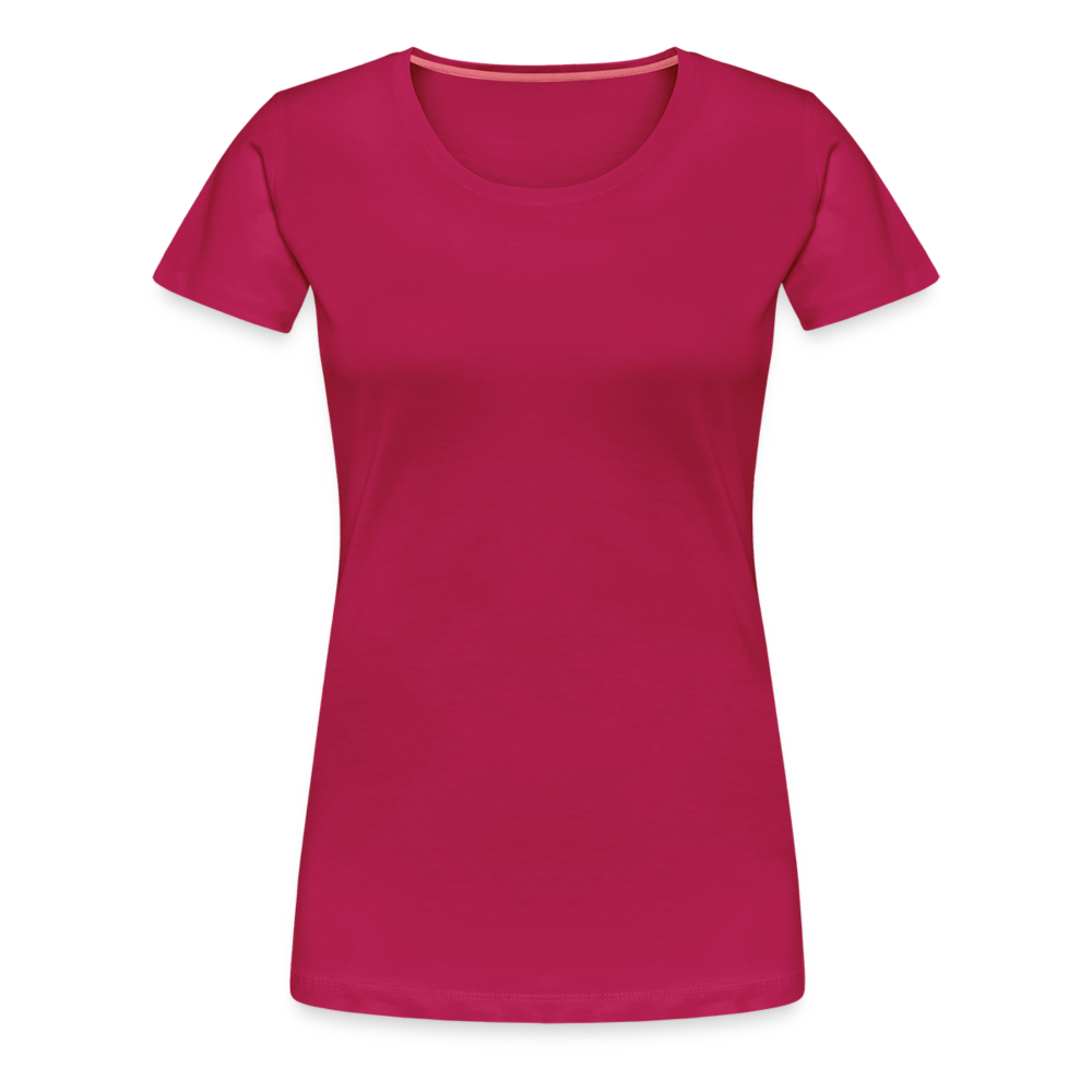 Frauen Premium T-Shirt - dunkles Pink