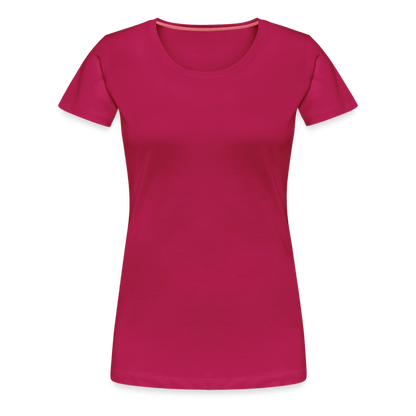 Frauen Premium T-Shirt - dunkles Pink