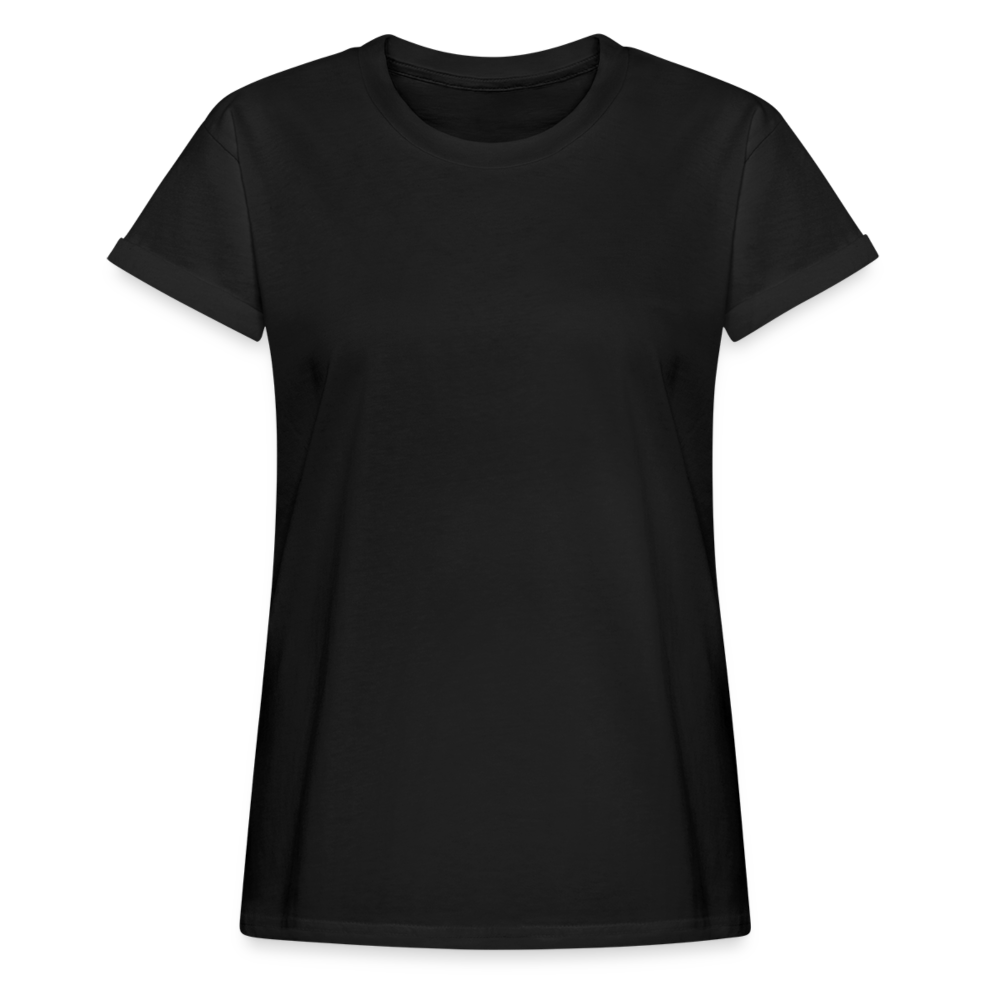 Frauen Oversize T-Shirt - Schwarz