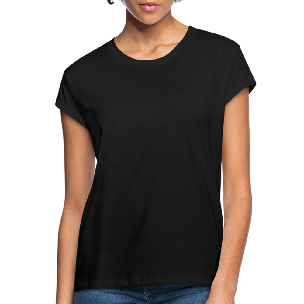 Frauen Oversize T-Shirt - Schwarz