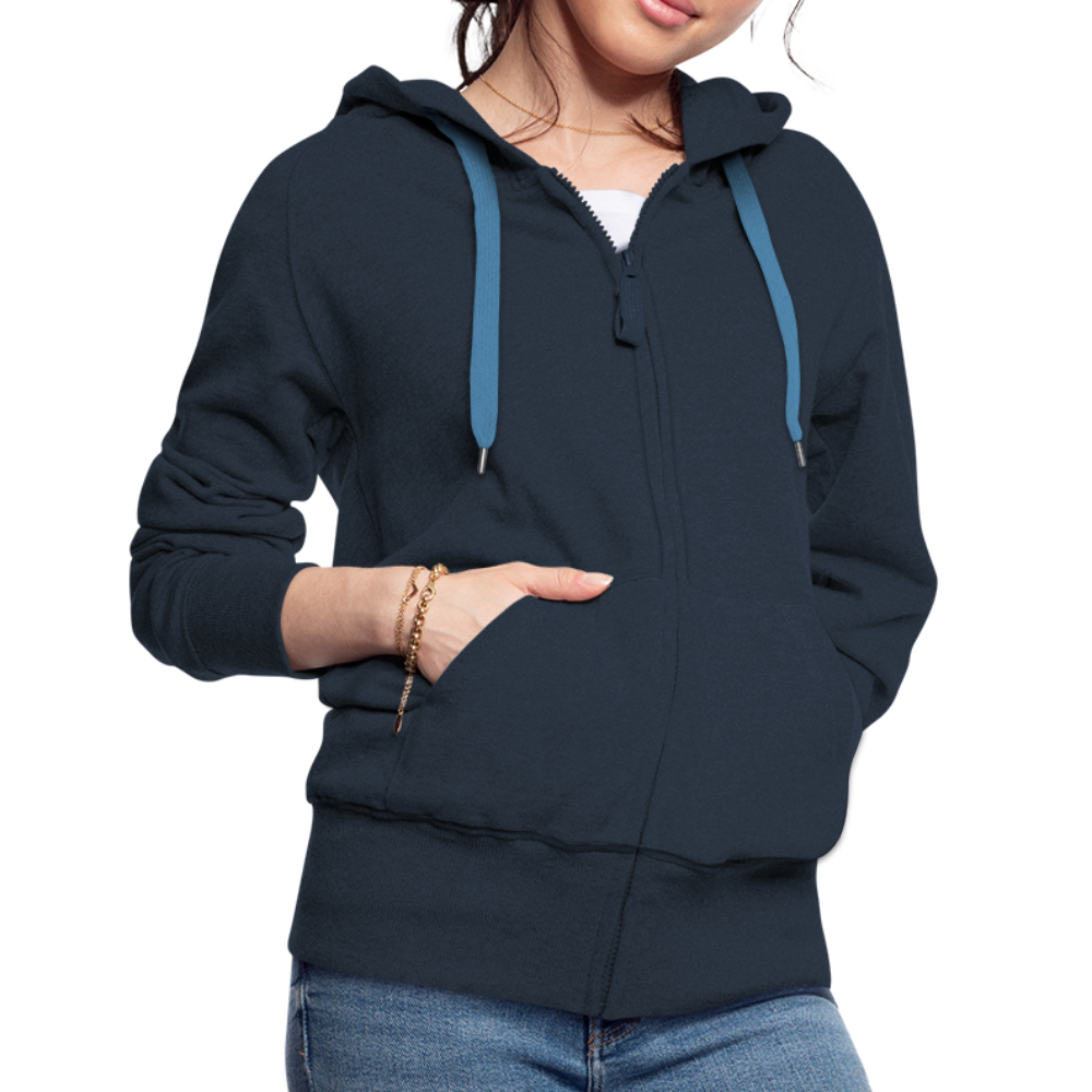 Frauen Premium Kapuzenjacke - Navy