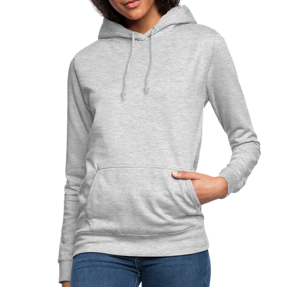 Frauen Hoodie - Hellgrau meliert