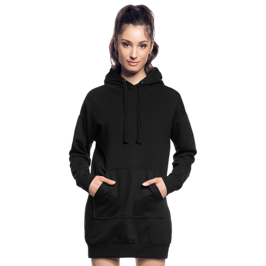 Hoodie-Kleid - Schwarz