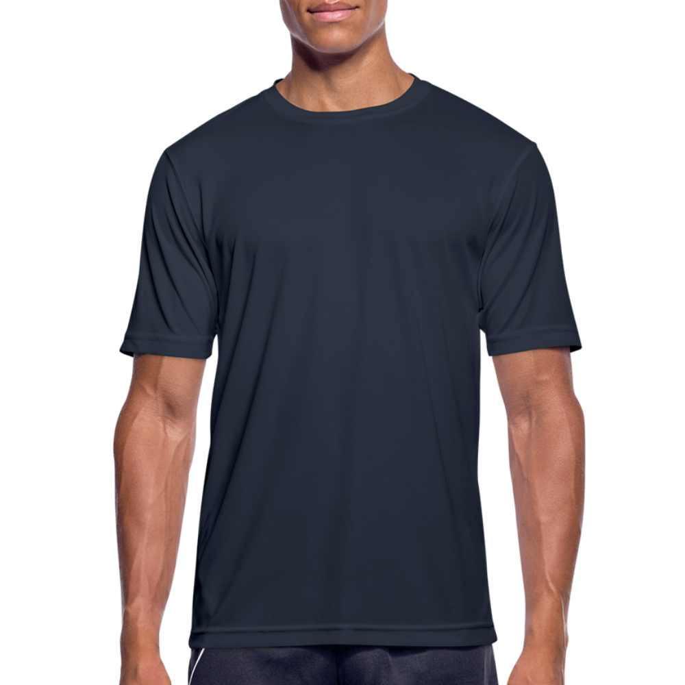 Männer T-Shirt atmungsaktiv in 9 Farben - Dunkelnavy