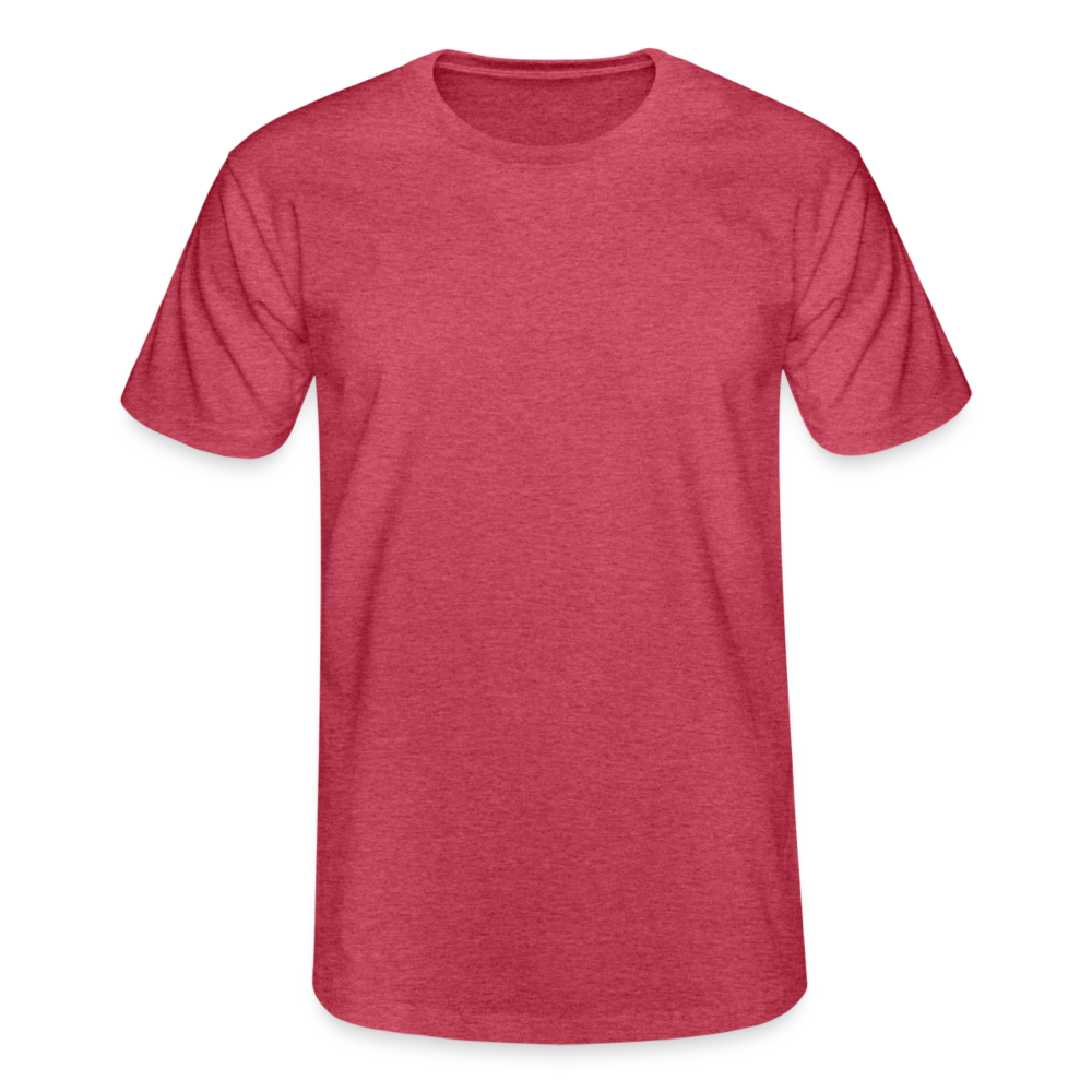 Männer-T-Shirt von Fruit of the Loom in 8 Farben - Rot meliert