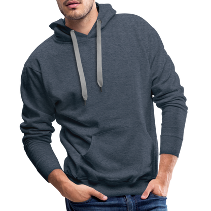 Men’s Premium Hoodie in 10 Farben - Jeansblau