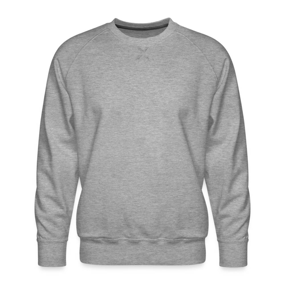 Männer Premium Pullover in 4 Farben - Grau meliert