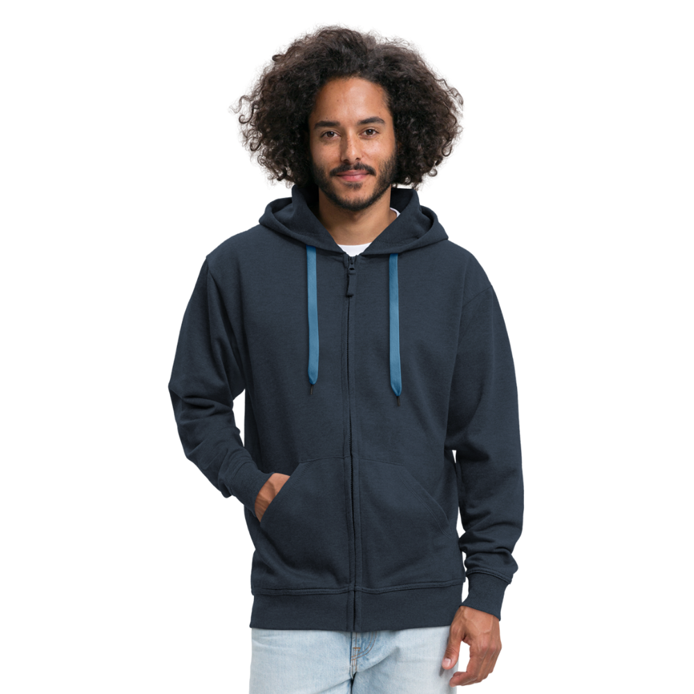 Männer Premium Kapuzenjacke in 4 Farben - Navy