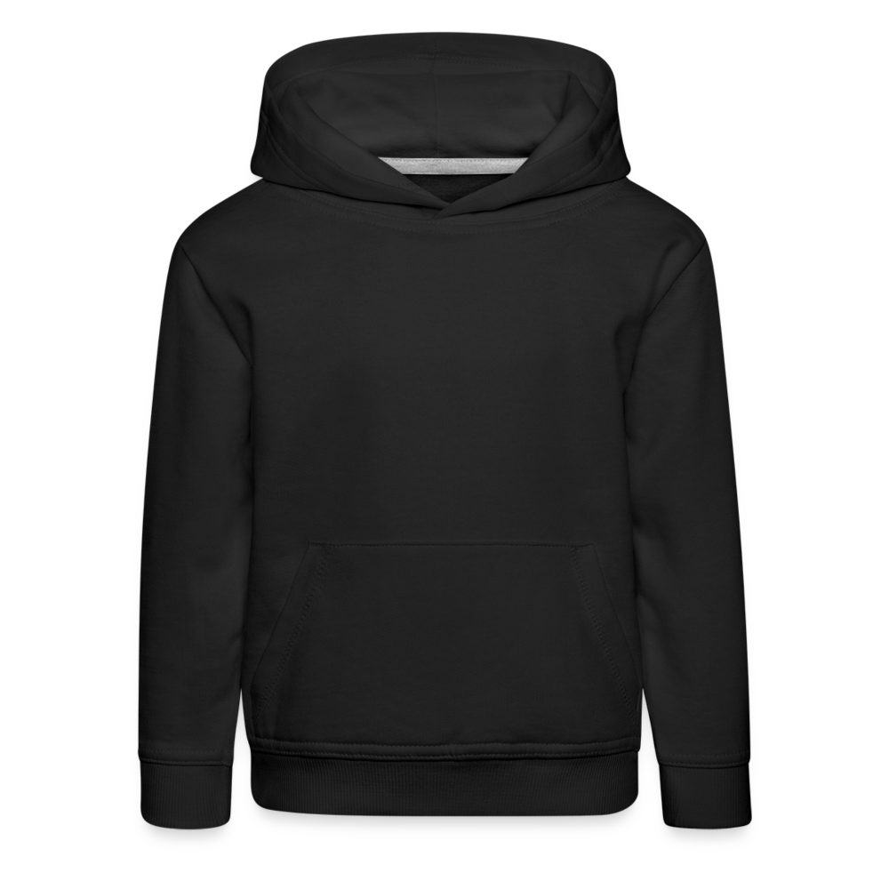 Junge Premium Hoodie in 9 Farben - Schwarz