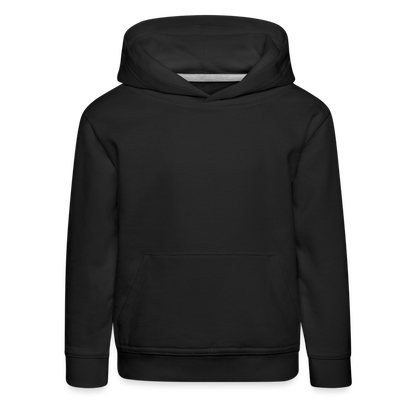 Junge Premium Hoodie in 9 Farben - Schwarz