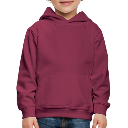 Junge Premium Hoodie in 9 Farben - Bordeaux