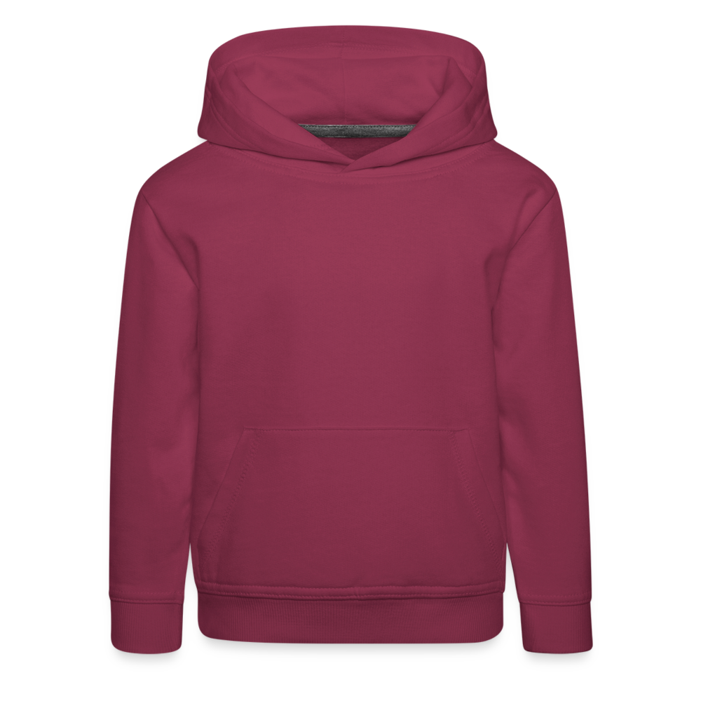 Junge Premium Hoodie in 9 Farben - Bordeaux