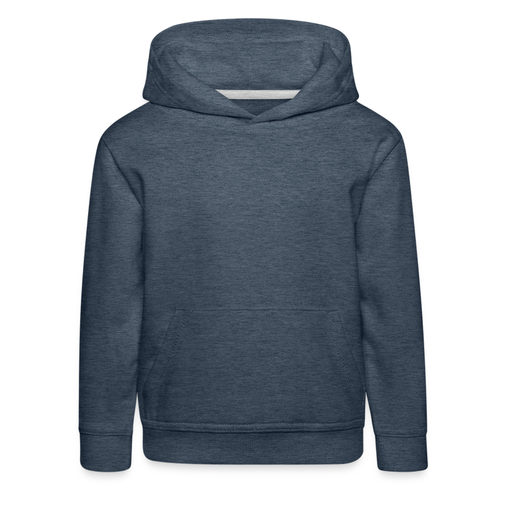 Junge Premium Hoodie in 9 Farben - Jeansblau