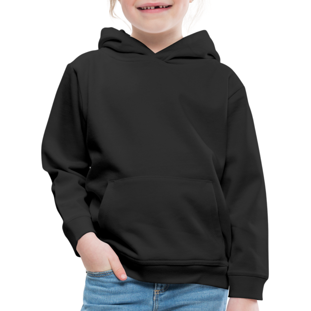 Mädchen Premium Hoodie in 9 Farben - Schwarz