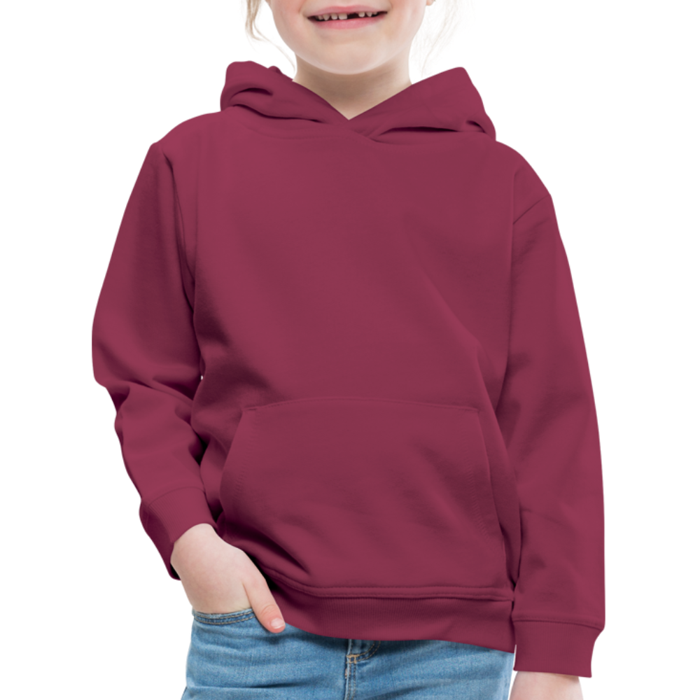 Mädchen Premium Hoodie in 9 Farben - Bordeaux