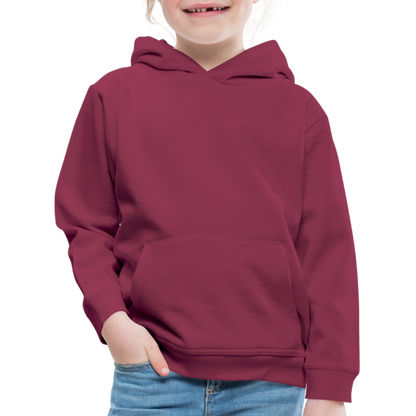 Mädchen Premium Hoodie in 9 Farben - Bordeaux