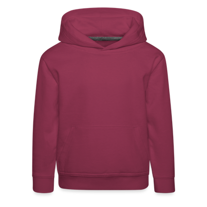 Mädchen Premium Hoodie in 9 Farben - Bordeaux