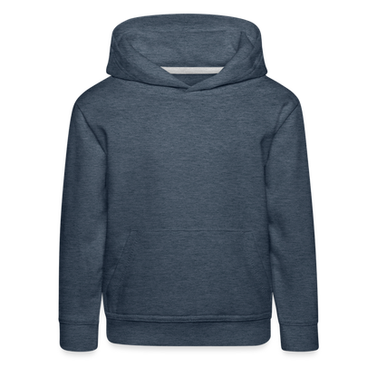 Mädchen Premium Hoodie in 9 Farben - Jeansblau