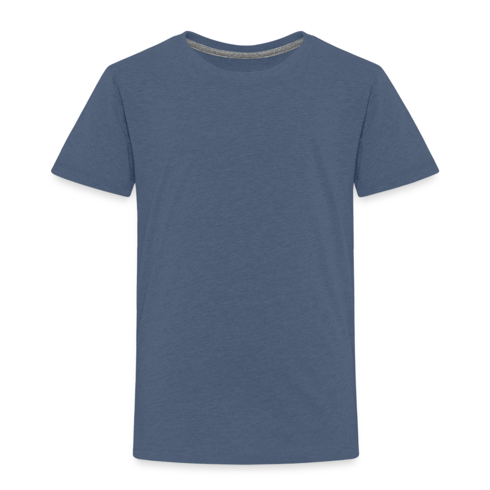 Junge Premium T-Shirt in 15 Farben - Blau meliert