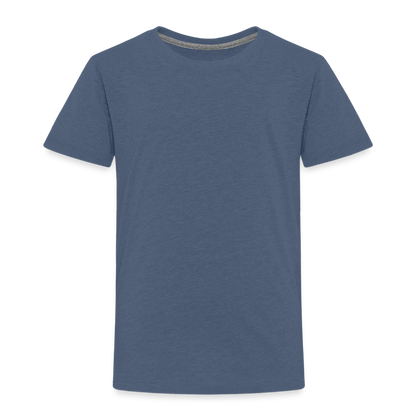 Junge Premium T-Shirt in 15 Farben - Blau meliert