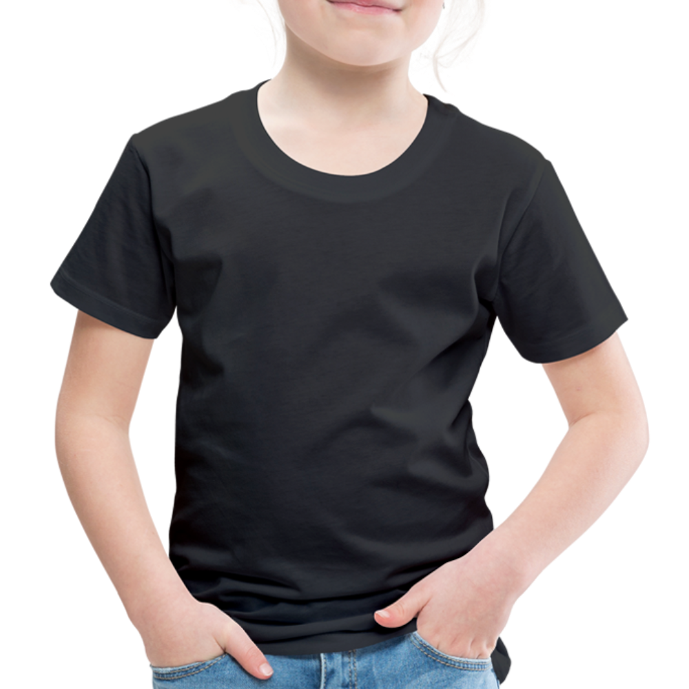 Kinder Premium T-Shirt in15 Farben - Schwarz