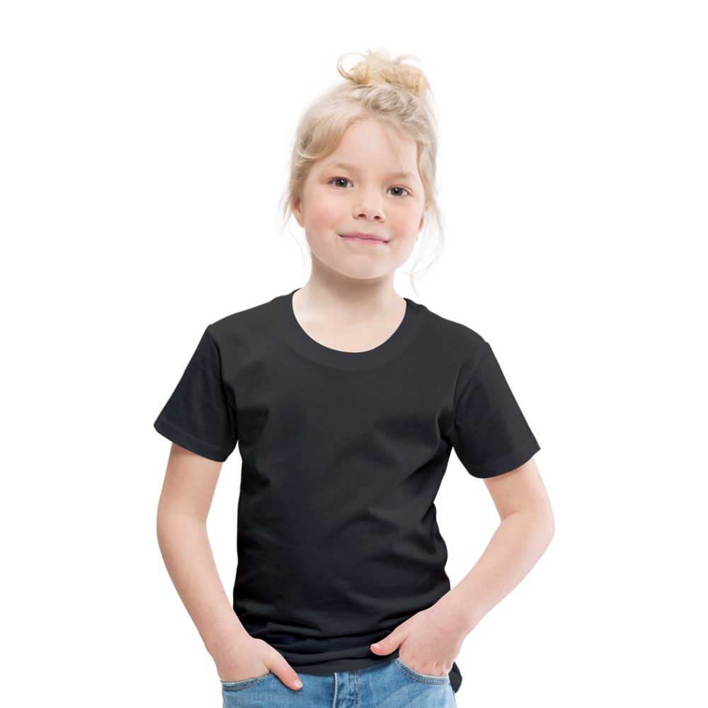 Kinder Premium T-Shirt in15 Farben - Schwarz