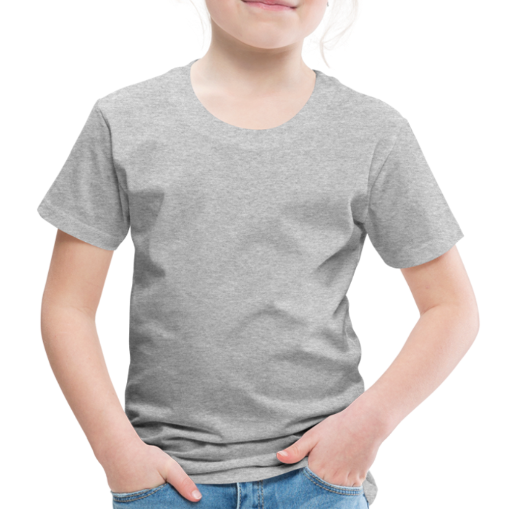 Kinder Premium T-Shirt in15 Farben - Grau meliert