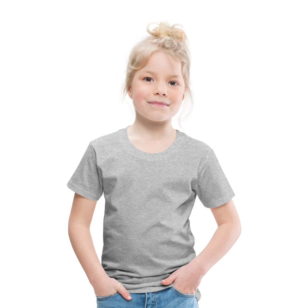 Kinder Premium T-Shirt in15 Farben - Grau meliert