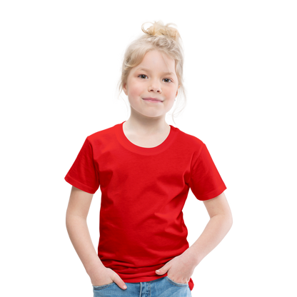 Kinder Premium T-Shirt in15 Farben - Rot