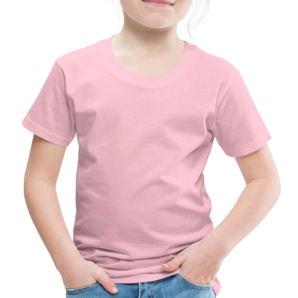 Kinder Premium T-Shirt in15 Farben - Hellrosa