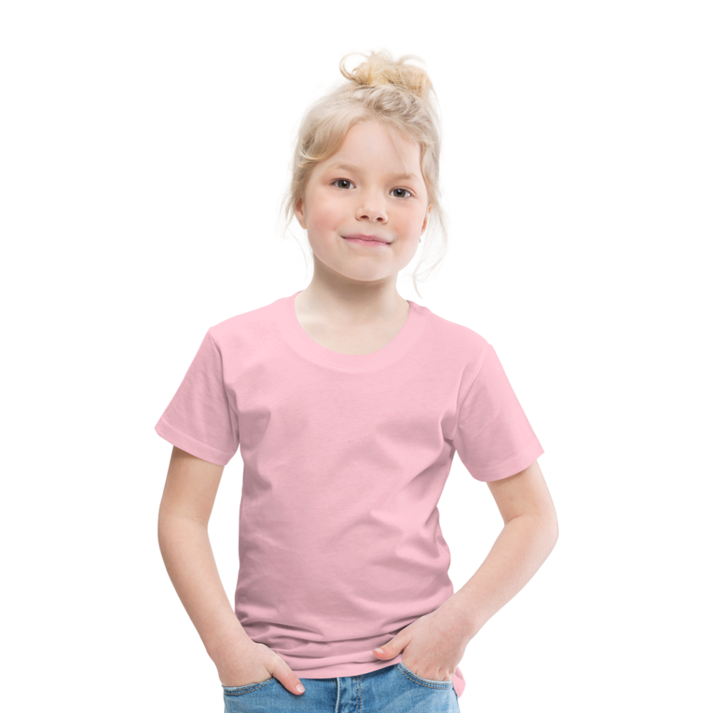 Kinder Premium T-Shirt in15 Farben - Hellrosa