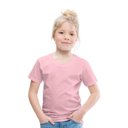 Kinder Premium T-Shirt in15 Farben - Hellrosa