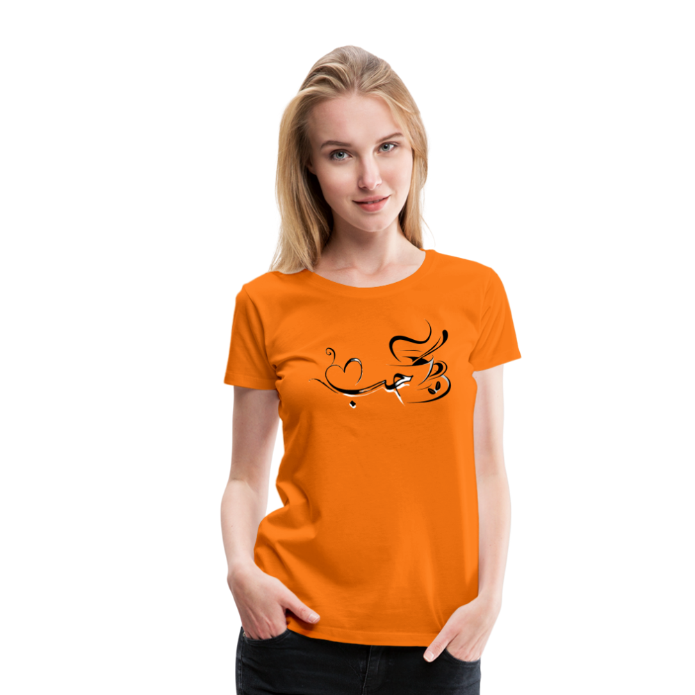 Frauen Premium T-Shirt - Orange