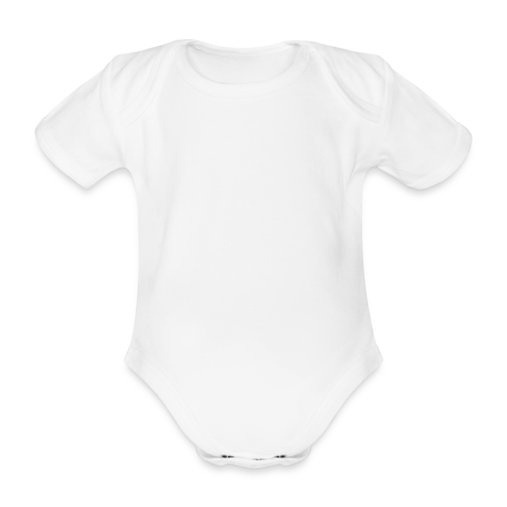Baby Bio-Kurzarm-Body in 8 Farben - weiß