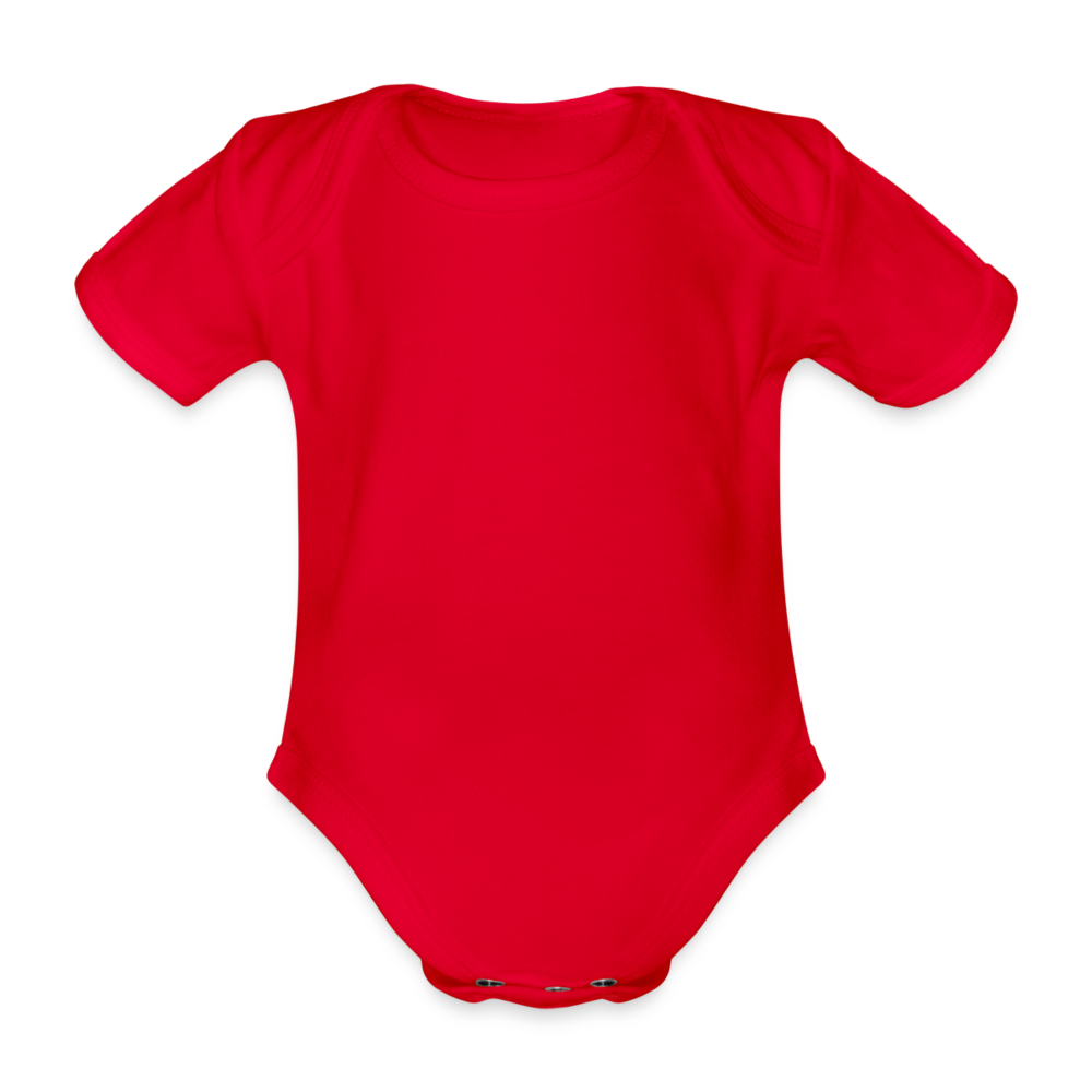 Baby Bio-Kurzarm-Body in 8 Farben - Rot