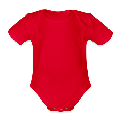 Baby Bio-Kurzarm-Body in 8 Farben - Rot